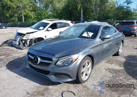 2017 Mercedes-Benz C 300 из США, поврежденный, VIN WDDWJ4JB3HF416895